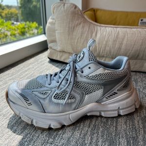 Axel Arigato Marathon Runners - grey dip dyed - size 41 (UK), 9.5 (US)